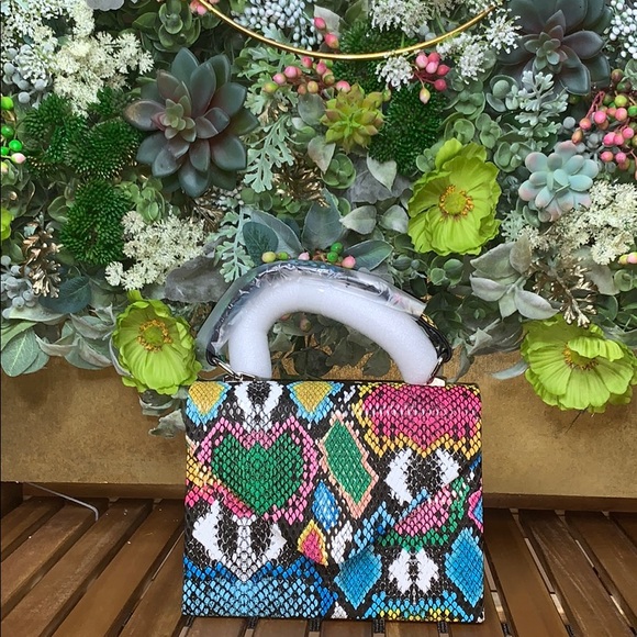 Multi-Color Mini Satchel - Picture 2 of 5